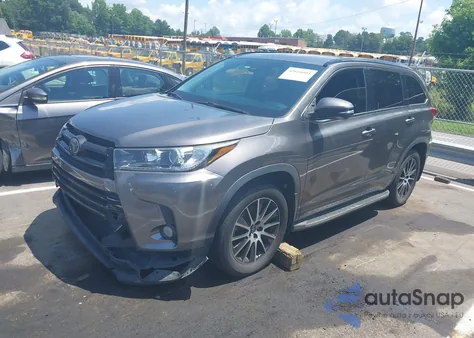 2017 Toyota Highlander Se from USA, damaged, VIN 5TDKZRFHXHS200344